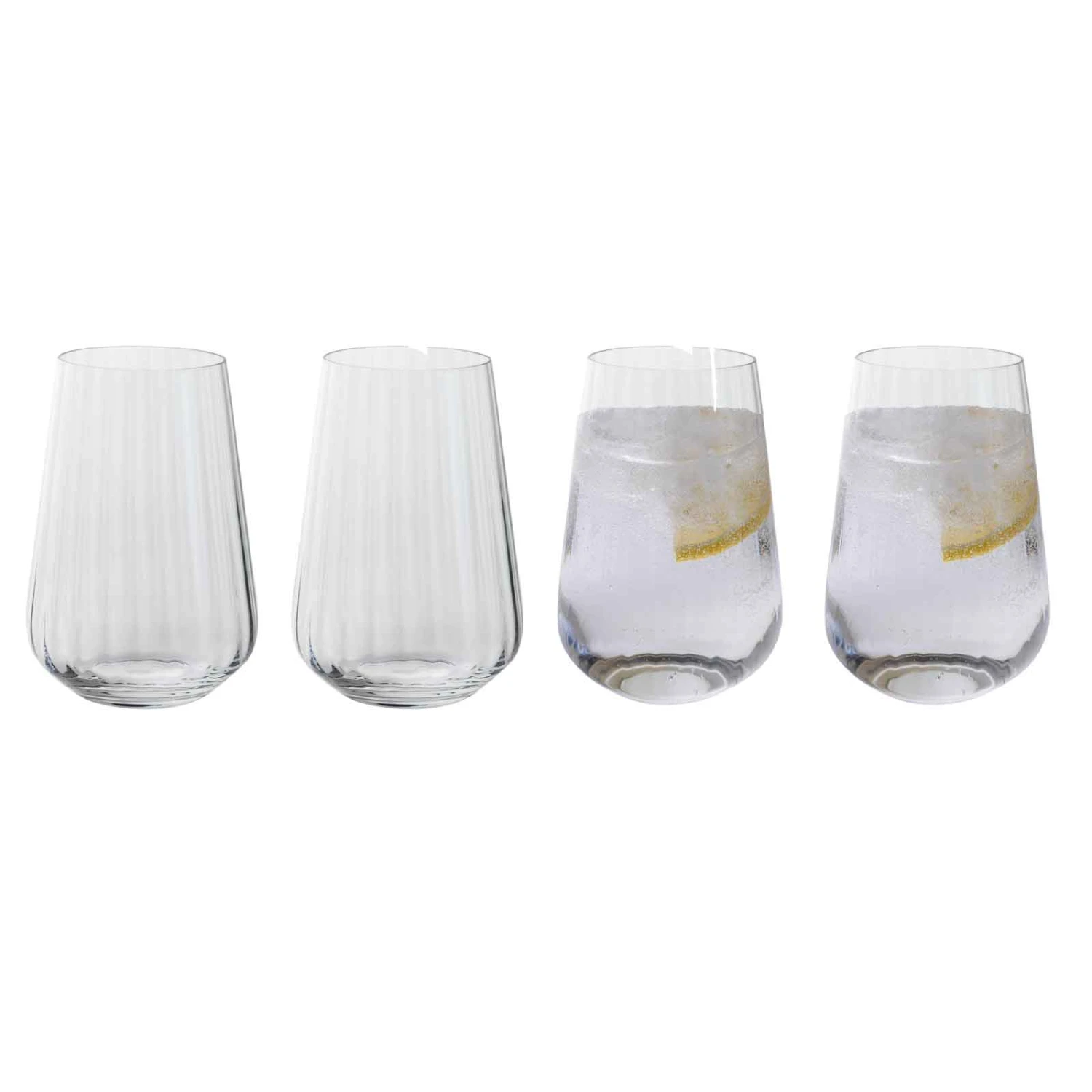 Cheers! Optic Tall Tumbler, Set Of 4 3 Cheers! Optic Tall Tumbler, Set Of 4
