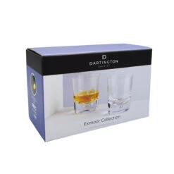 Exmoor Double Old Fashioned Whisky Glass, Set Of 2 -Dartington Crystal tu45 5 p exmoor double old fashioned box co