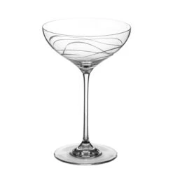 Twilight Cocktail Saucer, Set Of 2 -Dartington Crystal twilight champagne saucer