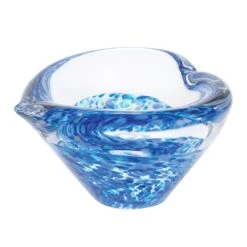 Mini Heart Bowl Sapphire -Dartington Crystal u12021 mini heart bowl sapphire co 1