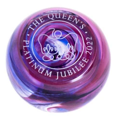 Queen's Platinum Jubilee Paperweight - 10 - 14 Day Delivery -Dartington Crystal u22004 jubilee paperweight co 1 1