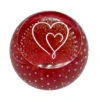 Love Two Hearts Paperweight 1 Love Two Hearts Paperweight -Dartington Crystal u25003 love two hearts