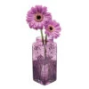 Marguerite Amethyst Large Vase -Dartington Crystal va1008 ame marguerite vase lge amethyst bouquet co 1 lr