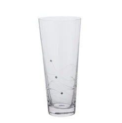 Medium Conical Vase - Glitz -Dartington Crystal va2666