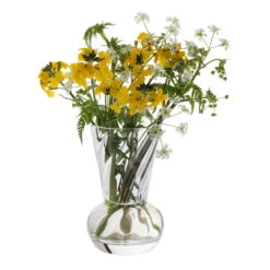 Ripple Funnel Vase -Dartington Crystal va2966 r funnel vase 1 lr