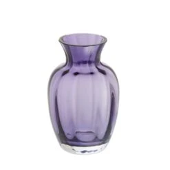 Little Treasures - Amethyst Optic Vase 6 Little Treasures - Amethyst Optic Vase -Dartington Crystal va3418 ame o little treasures amethyst little vase co