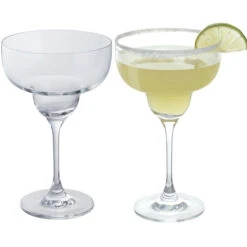Wine & Bar Margarita Glass, Set Of 2