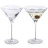 Wine & Bar Martini Glass, Set Of 2 -Dartington Crystal wine bar martini